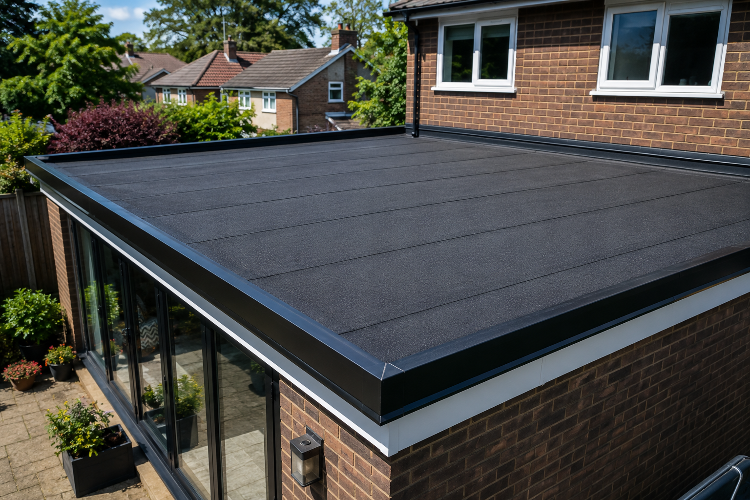 Modified bitumen roofing system
